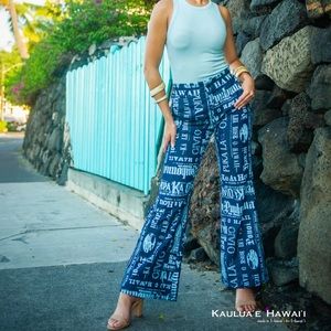 Kealoha tailored denim pants by kaulua’e